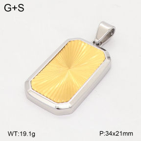 2P2006847bhia-436  Stainless Steel Pendant
