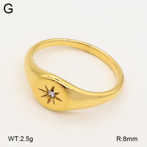 2R4002435vbpb-328  6-9#  Stainless Steel Ring