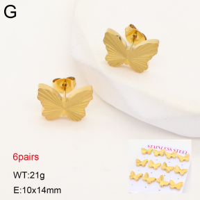 2E2007555vhnl-436  Stainless Steel Earrings