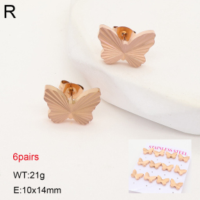 2E2007556vhnl-436  Stainless Steel Earrings