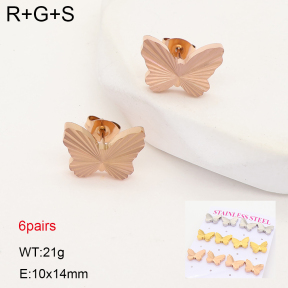 2E2007559vhnl-436  Stainless Steel Earrings