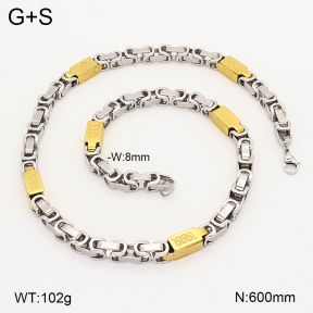 2N2009789bhva-452  Stainless Steel Necklace