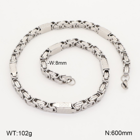 2N2009790bbov-452  Stainless Steel Necklace