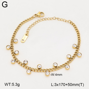 2B4006443bbov-662  Stainless Steel Bracelet