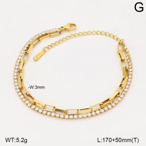 2B4006489bbov-235  Stainless Steel Bracelet
