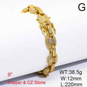F6B404789bnmb-905  Fashion Copper Bracelet