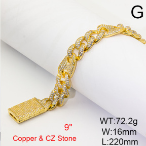 F6B404793bnpb-905  Fashion Copper Bracelet