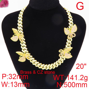F6N402541iihb-905  Fashion Copper Necklace