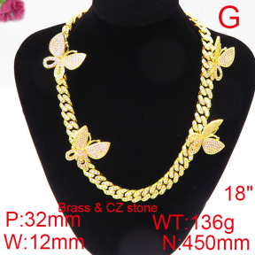F6N402556hpob-905  Fashion Copper Necklace