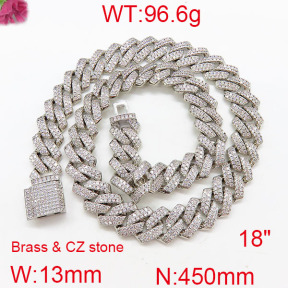 F6N402572hlbb-905  Fashion Copper Necklace