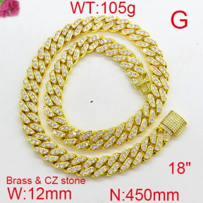 F6N402574hjbb-905  Fashion Copper Necklace