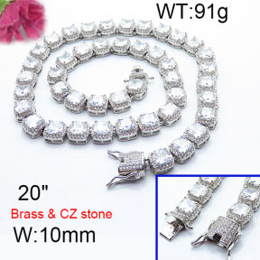 F6N403143hnnb-905  Fashion Copper Necklace