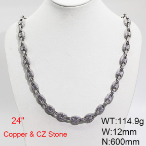 F6N403660hpmb-905  Fashion Copper Necklace