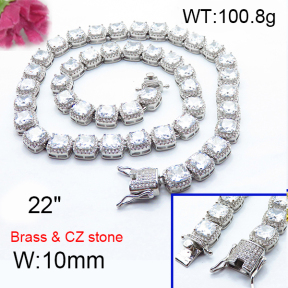 F6N403663hopb-905  Fashion Copper Necklace