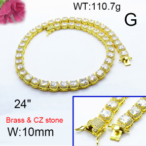 F6N403664hpbb-905  Fashion Copper Necklace